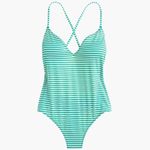 J.Crew Playa Key West Printed X-Back One-Piece Photo 2