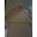 SheIn Curve Flounce Sleeve Pink Sparkly Turtleneck Sweater 1XL Coquette Girl Photo 4