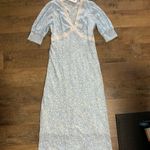 RIXO x Target floral puff sleeve dress size 14 Blue Photo 1