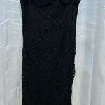 Necessary Objects Black Lace Dress Photo 0