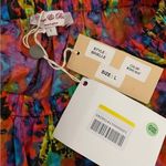 💙💖 NWT Connor & Blake Brielle Cotton Boho Ikat Shorts Red Size L Photo 3