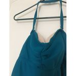 Liz Lange  Maternity Women's Swim Top 1pc Size Medium Turquoise Blue Photo 3
