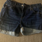 Time & Tru  dark wash Jean shorts Photo 0