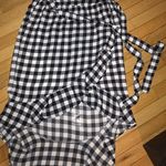Fourteenth Place Fourteeth Place Gingham High Low Skirt s Photo 2