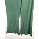 Aerie High Rise Flared Ribbed Legging Dark Green Large NWT Photo 2