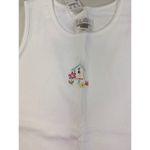 Christopher & Banks White Sleeveless Top Birdhouse Embroidery Tank Photo 10