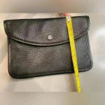 Michael Kors  Black Leather Clutch Wristlet‎ Wallet Photo 3