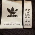 Adidas  Originals large Trefoil hoodie in black Photo 3
