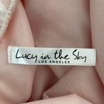 Lucy in the Sky Pink Ruched Floral Mini Dress Photo 3