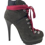 Xhilaration E NWOT Lace Up Heeled Hiking Boots Photo 0