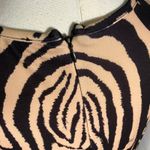 Queen B Maternity Animal Print Midi Dress Tan Black Size‎ 16 Short Sleeve Zip Size undefined Photo 11