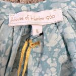 House of Harlow 1960 top maritime seafoam print Size L NWT Photo 7