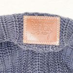 Love Your Melon  Beanie Winter Hat 100% Cotton Knit Ribbed Cuffed Blue Women Photo 1