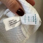 Marine layer  Jamie Banded Collar Top White Cotton Gauze Size Large Photo 8