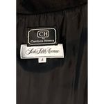 Carolina Herrera $870 4 Silk Mini Dress Black Dropwaist Ruffles Polka Dot Tulle Photo 9