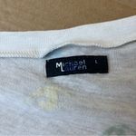 Michael Lauren  V Neck Eye Short Sleeve Tee Photo 5