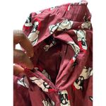 Womens Pitbull Dog Print Pajama Pants Drawstring Waist Elastic Band Lounge Wear White Size M Photo 4