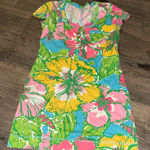 Lilly Pulitzer  Pink and Green Floral Dress Photo 0