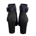 Unisa  Boots Womens Size 8.5 Black Ankle Booties Block Heel Side Zip Buckle Photo 4