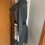 Notations Beautiful grey sweater dress with belt Photo 5