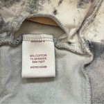 SO  Tie Dye Bralette Top in Gray and White Size M Photo 7