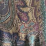 CHAPS lined brown flare skirt Photo 2