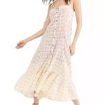 Free People Plaid City Maxi Dress Size M Photo 0