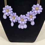 Super Cute Lavender Flower Necklace Purple Photo 2
