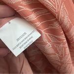 Saints + Secrets  Pink Leaf Patterned V-Neck Dress Photo 4