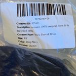 NWT QUINCE women's 100% black european linen fit & flare midi dress Sz XS Photo 3