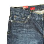 EXPRESS E2 Eva Full Leg Flared Jeans Size 31 Mid-Rise Stretch Dark Wash Denim Photo 4