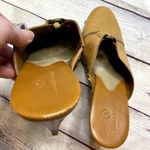 Cole Haan Tan Leather Mules Size 8.5 B Stud Details Cushioned Insole Non Slip Photo 5
