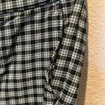 Hollister Women’s Black and White Plaid Stretchy Pants Medium Ultra High Rise Photo 4