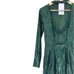 ZARA  Women Mini Green Sequin Dress NWT Photo 13