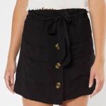 Rue 21 NWT Skort Black Button Front Twill Photo 2