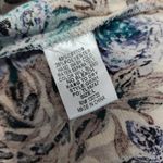 Umgee beige floral babydoll bell sleeve tunic mini dress size large Photo 6