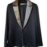 Alice + Olivia  Eve Embellished Lapel Blazer Size 4 NWOT Photo 0