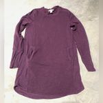 Athleta purple long sweatshirt sweater dress XS Photo 0