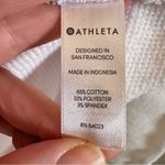 Athleta  White Open Front Cardigan Sweater Womens S Cozy Fall Casual Gorpcore Photo 6