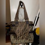 Fendi Authentic vintage Brown and Black Tote Bag Photo 4