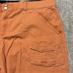 Democracy 24W "Ab"solution orange cut off shorts plus size Photo 2