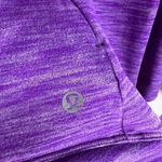 Lululemon 5 Mile Long Sleeve Heathered Regal Plum Soft Cotton Thumbholes Size 4 Photo 7