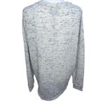 Urban Outfitters  Cozy Oversized Henley Top Womens S Gray Flecked Buttons Soft Photo 6