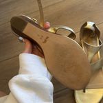 Coach  Vienna Gold T strap pebble leather sandal Photo 6