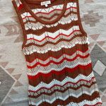 Boho Style Knit Dress Swim Suit Cover Size M Photo 1