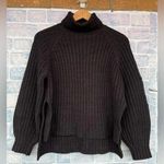 mother of pearl no frills chunky wool sweater small Black Photo 0