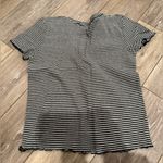 Glitz Striped Henley Short Sleeve Top Photo 2