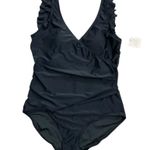One Piece Marina West Women Size XXL Black Swimsuit   Ruffle NWT (27-109) Photo 4