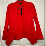 Lulus Size XS Miss Punctuality Red Lightweight Blazer Photo 3