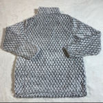 Simply Southern Women's White Gray Diamond Sherpa 1/4 Zip Pullover Fleece Size S Photo 10